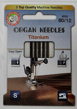 Nähmaschinennadeln Organ Needles Titanium 80/12  Zutaten Nähzubehör