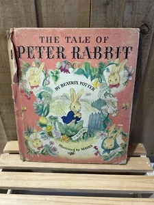 Vintage 1942 THE TALE OF PETER RABBIT by Beatrix Potter Illus. By Masha HC - Picture 1 of 6