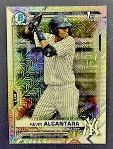 Kevin Alcantara 2021 Bowman 1. Mega Mojo Refraktor #BCP-97 Yankees Cubs - Bild 1 von 4