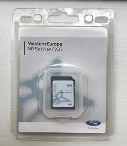 GENUINE FORD SAT NAV NAVIGATION SD CARD V3 WEST EUROPE UK / IRELAND - Picture 1 of 1