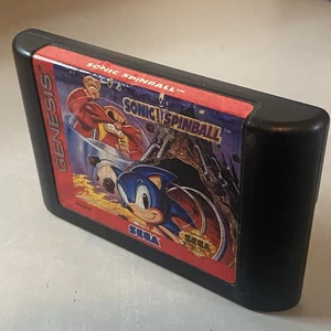 Sonic The Hedgehog Spinball (Sega Genesis Flipper Spielkassette) GETESTET/FUNKTIONSTÜCHTIG - Bild 1 von 4