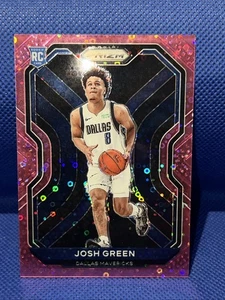 Panini Prizm Josh Green Fast Break Pink RC/50 #274 Mavericks 2020-21 - Imagen 1 de 3