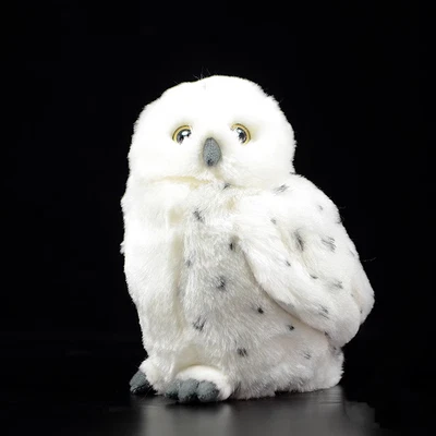 7-Inch Simulation Little Snowy Owl Doll Cute White Owl Doll Plush Toy Gift - Image 1 of 4