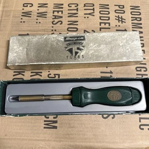 Snap-on Tools RARE 75th Anniversary Hard Grip Ratcheting Screwdriver SSDMR4BANV - Foto 1 di 5