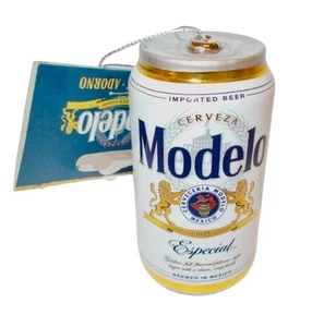 Modelo Beer Ceveza Can Faux Food Decoupage Christmas Holiday Ornament New 2025 - Picture 1 of 1