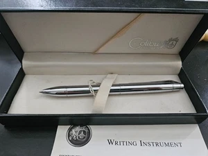 Bolígrafo Colibri plata acero inoxidable en caja de regalo - Imagen 1 de 2