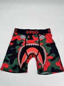 PSD Men's Warface Print Boxer Brief- Dark Green/Red/Black L - Picture 1 of 4