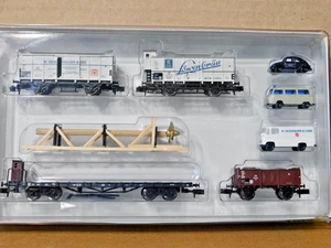 MiniTrix N 15094 1/160 epoca III set auto merci attrezzatura spedizione nuovo con scatola - Foto 1 di 24