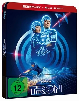 Disney's "TRON" - SciFi Action Abenteuer -  ltd 4K UHD + Blu-ray STEELBOOK OVP - Bild 1 von 4
