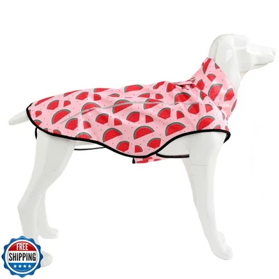 Mile High Life Dog Raincoat, Adjustable Waterproof Reflective Rain Jacket for - Image 1 of 4