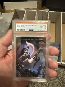 Psylocke #24 - 1993 Marvel Masterpieces - Graded PSA 8 Nm-mt - Picture 1 of 2