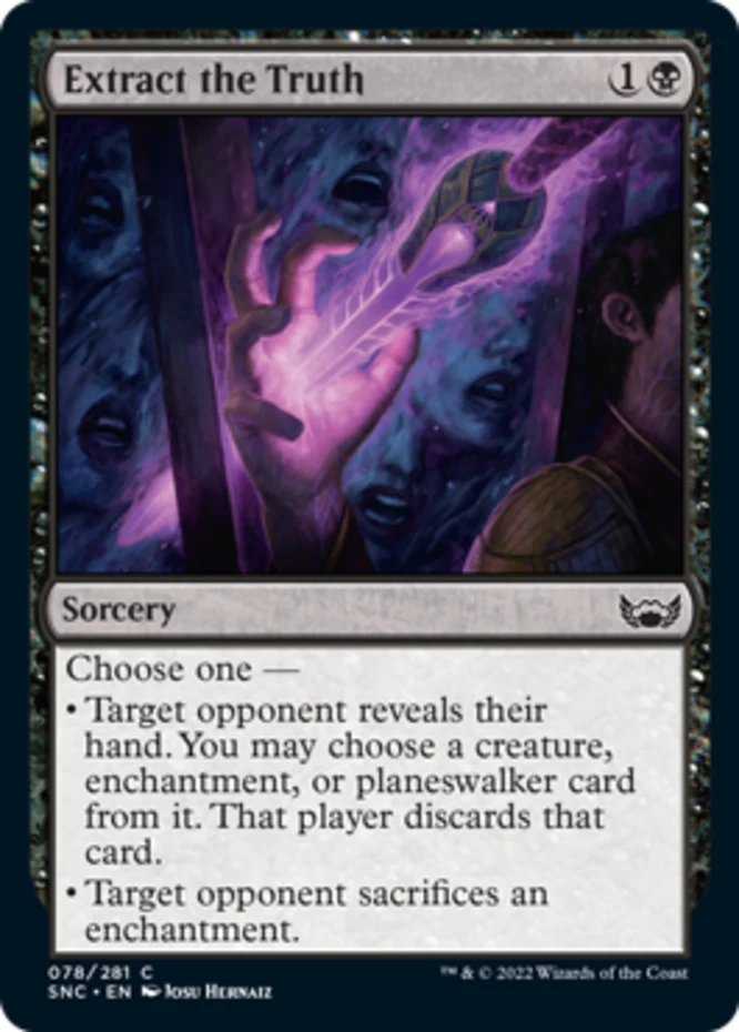 x1 Extract the Truth - Streets of New Capenna - NM - MTG - Image 1 of 1