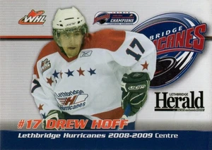 2008/09 Lethbridge Hurricanes - DREW HOFF - Picture 1 of 2
