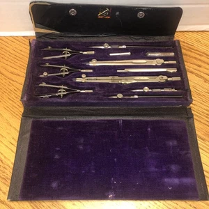 Vintage German Drafting Set 2420 - Berger - Mayr, Hormann & Cie. Germany - Picture 1 of 9