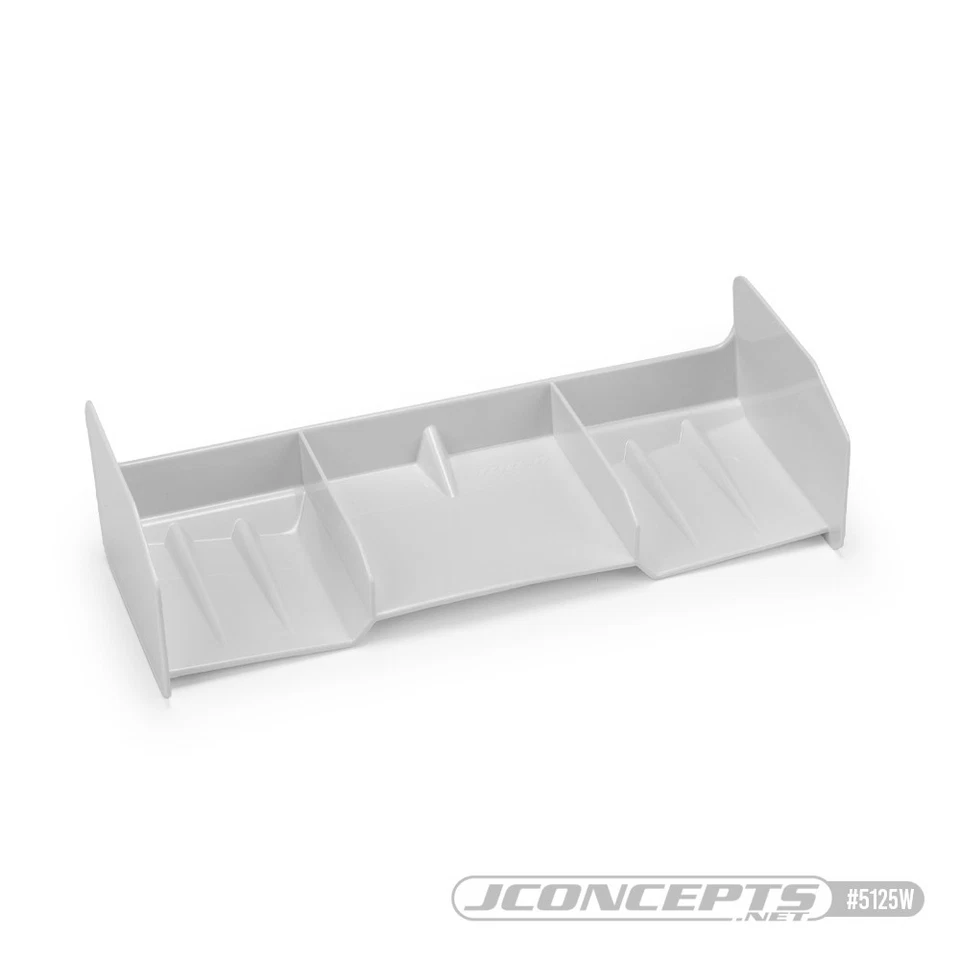 5125W JConcepts Razor L.D. Alettone Alta Trazione per 1:8 Buggy Bianco - Immagine 1 di 1
