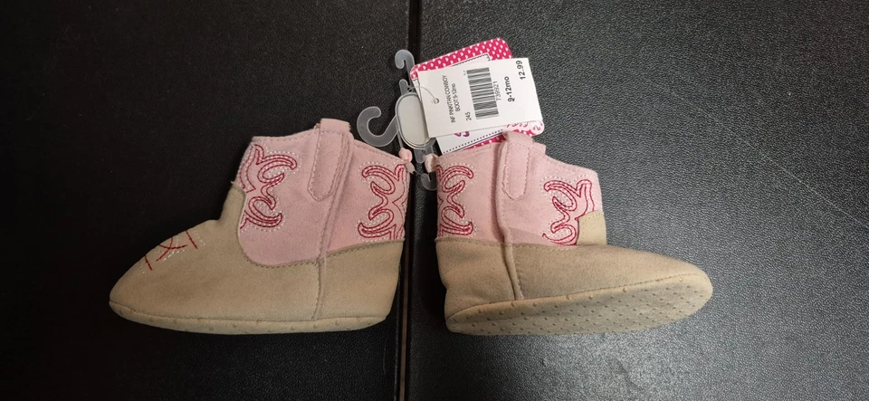 NUEVO CON ETIQUETAS Botas Bebé Niña Talla 9 a 12 Meses Stepping Stones Foto 1 de 3