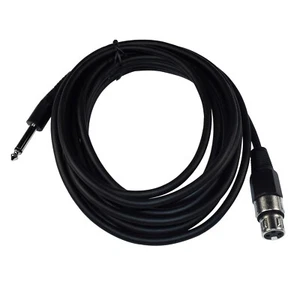 HQRP 1/4 Inch Male 6.35 mm TS Mono Jack to 3-Pin Female XLR Cable 16.5 Feet Cord - Picture 1 of 9