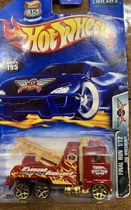 HOT WHEELS VHTF 2003 FINAL RUN SERIES RIG WRECKER - Picture 1 of 4