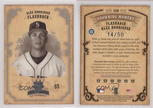 2004 Donruss Diamond Kings Flashback Silver Sepia /50 Alex Rodriguez #154
