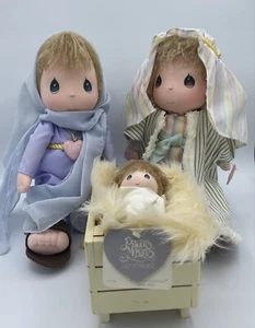 Precious Moments Applaus Krippe Maria Josef Jesus Vintage - Bild 1 von 5