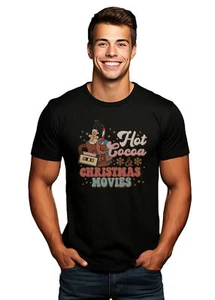 PrintBar Hot Cocoa & Movies - Lustiges T-Shirt für Weihnachtsliebhaber! Cozy up and en - Bild 1 von 58