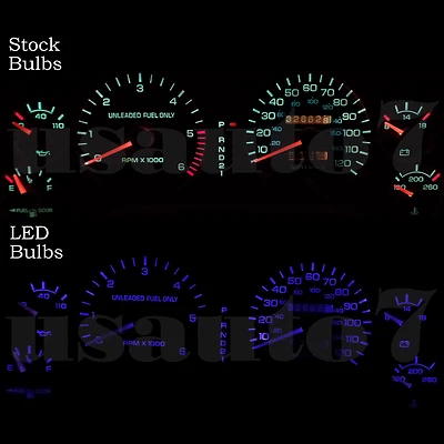 Dash Cluster Gauges BLUE SMD LEDs LIGHTS KIT Fits 94-97 Dodge Ram 1500 2500 3500 - Imagem 1 de 2