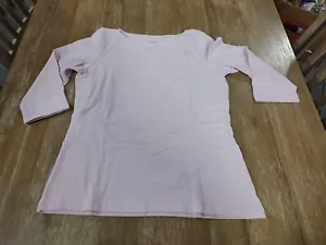 Chadwicks of Boston, rosa farbig, 3/4 Arm, offener Ausschnitt Damen Shirt, Medium - Bild 1 von 5