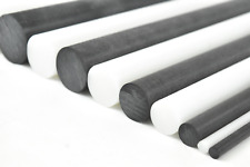 BuyPlastic Black Delrin / Acetal Copolymer Rod 2 1/2" Diameter x 1 ft Length