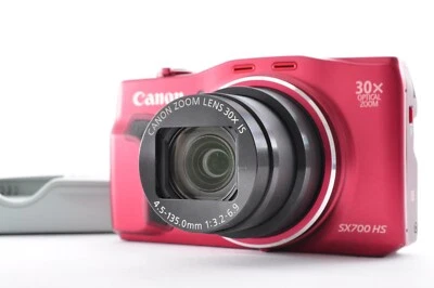 Canon PowerShot SX700 HS Red Excellent+5 Compat Digital Camera 16.1MP Y1361 - Image 1 of 4