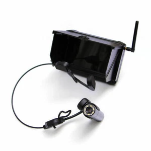 2.4Ghz 480tvl 90deg Headset Wireless Camera With Portable 5" LCD DVR Monitor  - Picture 1 of 6