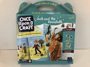 Once Upon A Craft Jack & The Beanstalk Full Color Kids Book + 2 Fun Easy Crafts - Picture 1 of 6