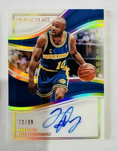 Tim Hardaway 2022-23 Panini Immaculate Legends Autograph Auto /99 - Picture 1 of 1