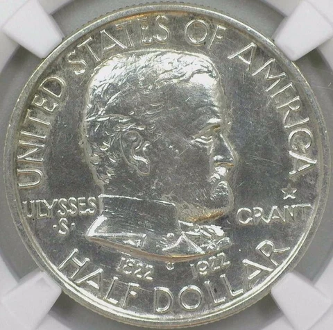 1922 Grant w/ Star Memorial Commemorative Half Dollar NGC Certified UNC Details Cover