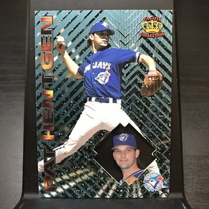 1997 Pacific Prism  LIGHT BLUE #75 Pat Hentgen BLUE JAYS