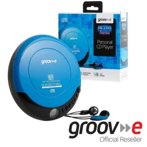 REPRODUCTOR DE CD PORTÁTIL PERSONAL WALKMAN SERIE RETRO GROOV-E - AZUL - GVPS110/BE - Imagen 1 de 6