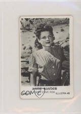 1950 Dutch Gum Serie A Illustra Black & White Anne Baxter #ILLUSTRA45 0i4g