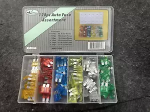 New K Tool International KTI00079 120 Piece Auto Fuse Assortment sealed - Picture 1 of 7
