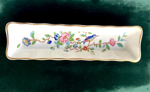 Vintage John Aynsley England Fine Bone China Pembroke Trinket Dish Olive Tray 8" - Picture 1 of 4