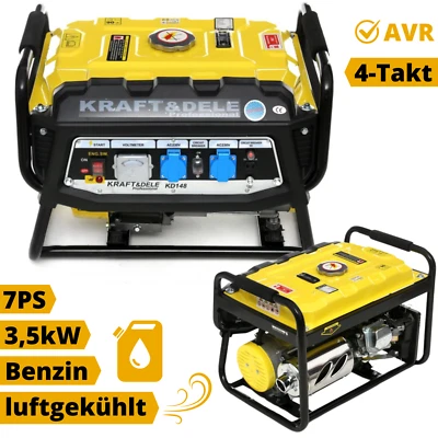 Stromerzeuger Benzin Stromaggregat Notstromaggregat Leise Stromgenerator 7 PS - Bild 1 von 4