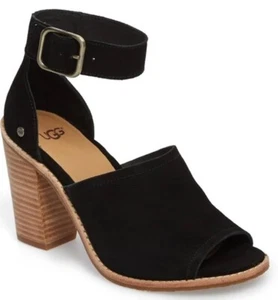 UGG Women's Size 10 Black Aja Ankle Strap Sandal NEW!! - Picture 1 of 4