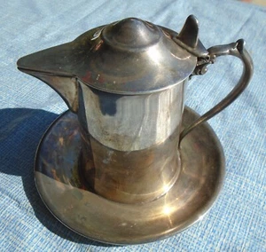 Creamer Wallace M616 Piastra Argento Attaccata Coperchio Cernierato Alto 4 - Foto 1 di 7