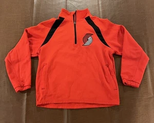 NBA Portland Trailblazers 1/4 Zip Sweater - GIII Sports - Youth Size Medium - Picture 1 of 12