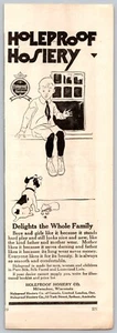 1918 PRINT AD HOLEPROOF HOSIEY BOYS /GIRLS STANDS UP TO HARD PLAY - Picture 1 of 1