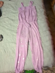 Girls Size 8- Justice- Lavender Unicorn Romper - Picture 1 of 7