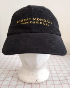 Cappello berretto Robert Mondavi Woodbridge Winery nero oro scritta strapback - Foto 1 di 7