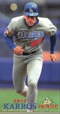 1994 Fleer Extra Bases Eric Karros Los Angeles Dodgers #289