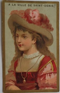Rare Chromo With the City Saint Denis Kitchen Etc Illustration Circa - Picture 1 of 2