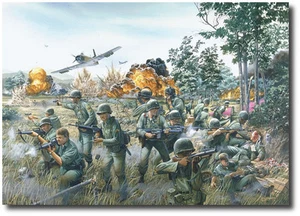 Broken Arrow de Tom Freeman - Skyraider - 7th Cav- Ia Drang Valley Vietnam 1965 - Imagen 1 de 1
