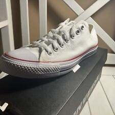 Converse Chuck Taylor All Star Ox Optical White Canvas Low M7652 Men/Women 11/13