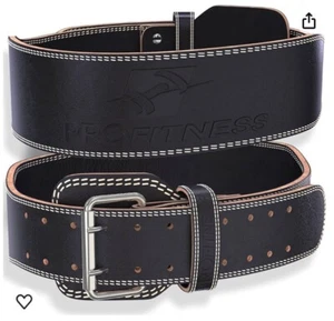 Pro fitness Leather Weightlifting Belt 33 X 4 New In Packaging - Picture 1 of 9